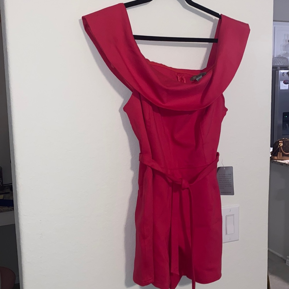 Red romper size XL